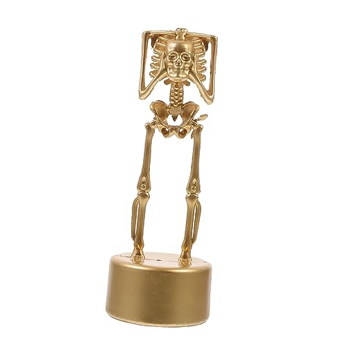 Veemoon Skeleton-Auszeichnung Skelettfigur Aus Harz Kunsthandwerk Halloween-skelettstatue Knochenstretcher Skelette Kleine Wettbewerbsprämien Plastik Trophäe Menschlicher Körper von Veemoon