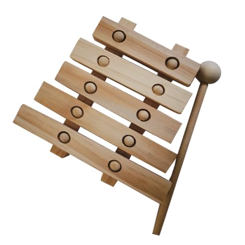 Veemoon Unfertiges Holz xylophon DIY Malspielzeug zum Bemalen Klopfbares Musikinstrument für Einfallsreiches Bastelset Fantasie und Motorischen Fähigkeiten Nachhaltiges Holzspielzeug von Veemoon