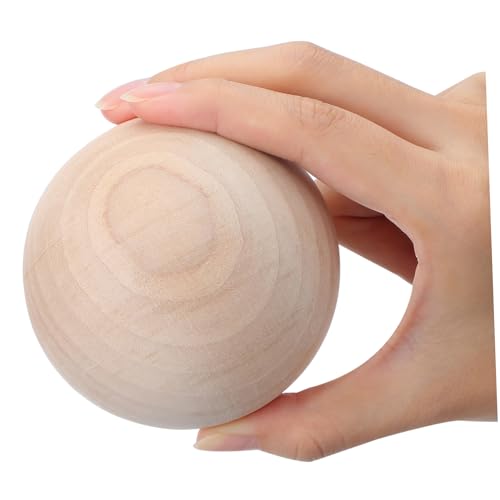 Veemoon Unlackierte Holz Kugel Massiver Holzball für Diy Bastelprojekte Natürliche Holzstruktur Runde Holzscheibe für Heimdekoration und Tischmittelpunkt Veemoon Unlackierte Holz Kugel Massiver Holzball für Diy Bastelprojekte Natürliche Holzstruktur Runde Holzscheibe für Heimdekoration und Tischmittelpunkt von Veemoon