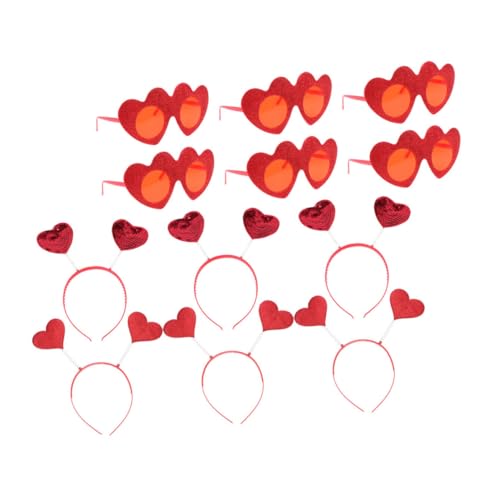 Veemoon Valentinstag Party Teilig Herz Stirnbänder Brillen mit Glitzer Komfortabel Langlebig als Foto Requisiten für Valentinstag Dekoration und Party Accessoires Veemoon Valentinstag Party Teilig Herz Stirnbänder Brillen mit Glitzer Komfortabel Langlebig als Foto Requisiten für Valentinstag Dekoration und Party Accessoires von Veemoon