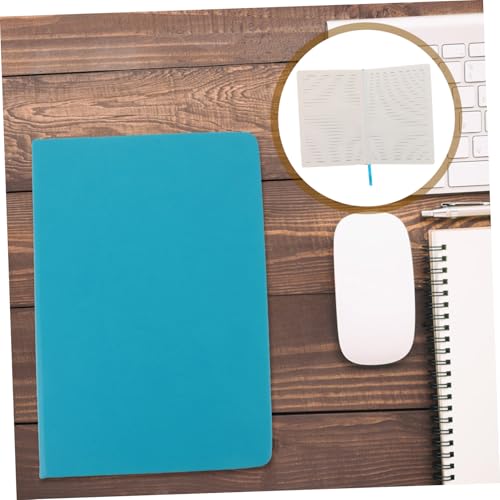 Veemoon Vintage Pu leder Notizbuch Liniert Stabiles Langlebiges Journal für Schule Büro und Kreatives Scrapbooking Reisetaugliches Tagebuch mit Hochwertigem Papier und Elegantem Blauen von Veemoon