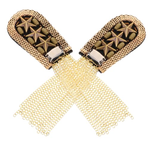 Veemoon Vintage Quaste Schulter Epauletten Broschen Damen Schmuckset Metall Fließende Fransen Modische Kleidung Dekoration für Hochzeit Cosplay Fotoshooting Geburtstagsfeier Veemoon Vintage Quaste Schulter Epauletten Broschen Damen Schmuckset Metall Fließende Fransen Modische Kleidung Dekoration für Hochzeit Cosplay Fotoshooting Geburtstagsfeier von Veemoon