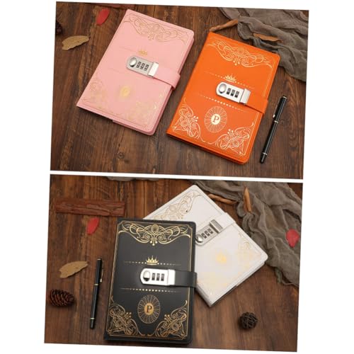Veemoon Vintage Stil PU Notizbuch mit Code Schloss Abschließbares Tagebuch Journal Notepad für Erwachsene Orange für Reisen Zeichnungen Erinnerungen und Sicheres Schreiben Veemoon Vintage Stil PU Notizbuch mit Code Schloss Abschließbares Tagebuch Journal Notepad für Erwachsene Orange für Reisen Zeichnungen Erinnerungen und Sicheres Schreiben von Veemoon