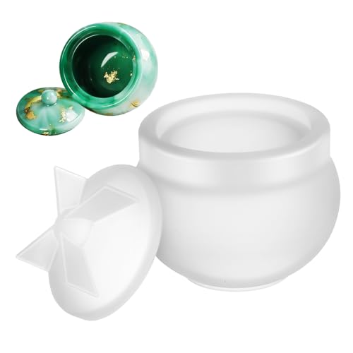 Veemoon Vorratsglasform Silikon Silikon Gießform Für Epoxidharz Für Herstellung Von Aufbewahrungsbehältern Hochwertige Silikonform von Veemoon