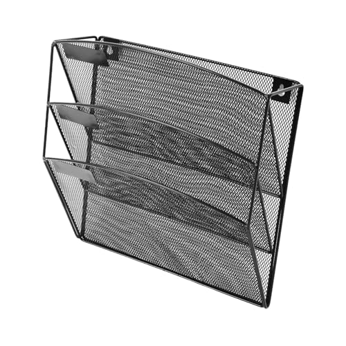 Veemoon Wand Dokumentenhalter aus Draht Multilayer Aktenorganizer für Büro Hängender Zeitschriftenhalter zur Effizienten Ablage von Unterlagen und Zeitschriften Veemoon Wand Dokumentenhalter aus Draht Multilayer Aktenorganizer für Büro Hängender Zeitschriftenhalter zur Effizienten Ablage von Unterlagen und Zeitschriften von Veemoon