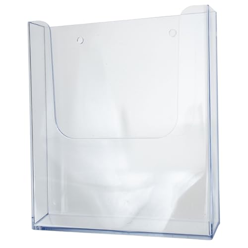 Veemoon Wandhalterung Acryl Prospekthalter Wandmontage Stabiler Briefablage Dokumentenablage für Broschüren Flyer und Papier Transparent Organizer Veemoon Wandhalterung Acryl Prospekthalter Wandmontage Stabiler Briefablage Dokumentenablage für Broschüren Flyer und Papier Transparent Organizer von Veemoon