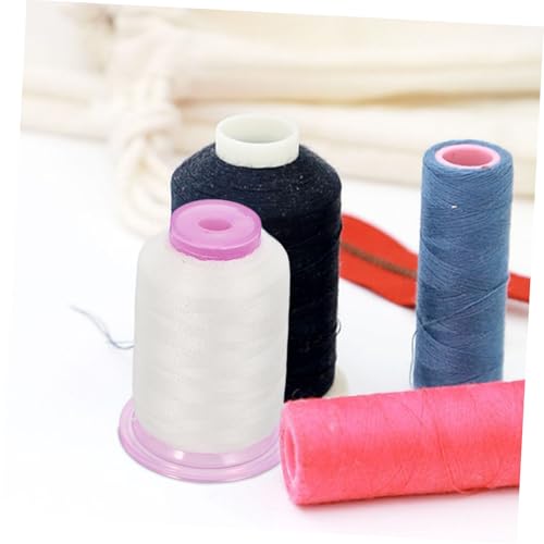 Veemoon Wasserlösliches Stickgarn Yards Weiß Viskose Garn Nähgarn für Nähen Quiltgarn Handwerk Kleidung Zubehör Wasserlöslicher Faden für Saubere Stickerei von Veemoon