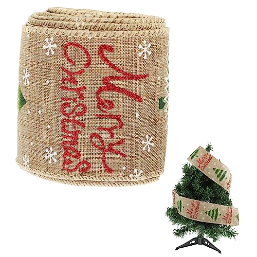 Veemoon Weihnachtliches Geschenkband Klassisch Bedrucktes Weihnachtsdekorationsband Glatt und Knitterfrei Vielseitig für Verpacken Weihnachtsdeko DIY Projekte Leicht Tragbar Veemoon Weihnachtliches Geschenkband Klassisch Bedrucktes Weihnachtsdekorationsband Glatt und Knitterfrei Vielseitig für Verpacken Weihnachtsdeko DIY Projekte Leicht Tragbar von Veemoon