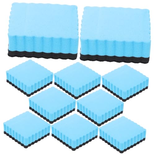 Veemoon Whiteboard Radiergummi 24 Stück Trockenlösch Radiergummi Tafelreiniger Whiteboard Trockenlöscher Tafelradierer Schulbedarf Eva Himmelblau von Veemoon