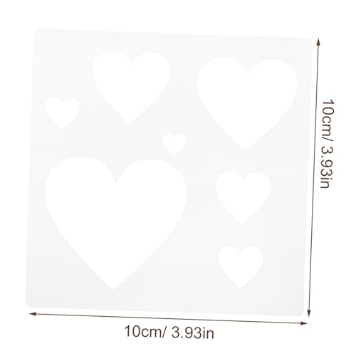 Veemoon Wiederverwendbare Herz Schablone Leichtes Robustes und Bastel Template für Wanddekoration DIY Valentinstag Hochzeit Veemoon Wiederverwendbare Herz Schablone Leichtes Robustes und Bastel Template für Wanddekoration DIY Valentinstag Hochzeit von Veemoon