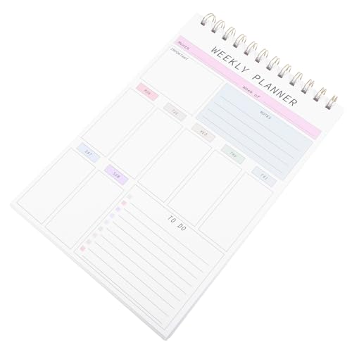 Veemoon Wochenplaner Notizblock Handlich To Do Liste und Memo Pad Papier Notizbuch für Arbeitsschedule Einkaufslisten Tragbarer Büro und Veemoon Wochenplaner Notizblock Handlich To Do Liste und Memo Pad Papier Notizbuch für Arbeitsschedule Einkaufslisten Tragbarer Büro und von Veemoon