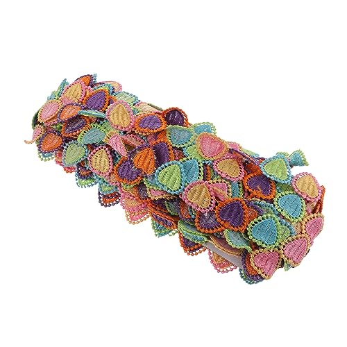 Veemoon Yards Besticktes Spitzenband aus Polyesterseide Dekoratives Spitzenbändchen für DIY Kleidung Babykleidung Hochzeitsdeko und Bastelprojekte Langlebig und Waschbar Veemoon Yards Besticktes Spitzenband aus Polyesterseide Dekoratives Spitzenbändchen für DIY Kleidung Babykleidung Hochzeitsdeko und Bastelprojekte Langlebig und Waschbar von Veemoon