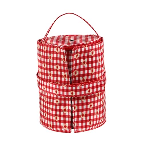Veemoon gehäkelte Aufbewahrungstasche Anfänger Aufbewahrungstasche für Garn Stich Garnsack Häkeln Haken Strick-Organizer Aufbewahrungstasche für Pullovernadeln Polyester von Veemoon
