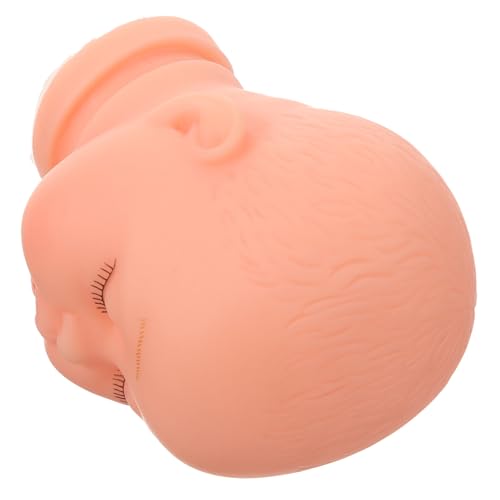 Veemoon handgemachte Lieferungen Miniatur Babypuppen für winzige Puppenköpfe Schaufensterpuppe Puppenteile zum Basteln dekorative Puppenköpfe Mini-Puppenköpfe PVC von Veemoon
