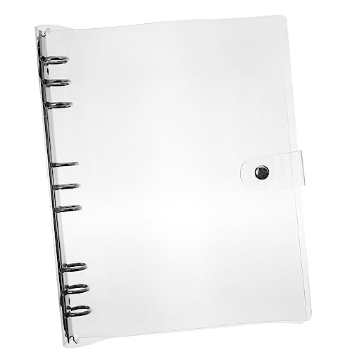 Veemoon klarer Binder regiert ringbuch notizbuch Blau Ordnerschutz für lose Blätter Planner Binder Notebook Cover Plastikordner übersichtlicher Planerordner Loseblattordner von Veemoon