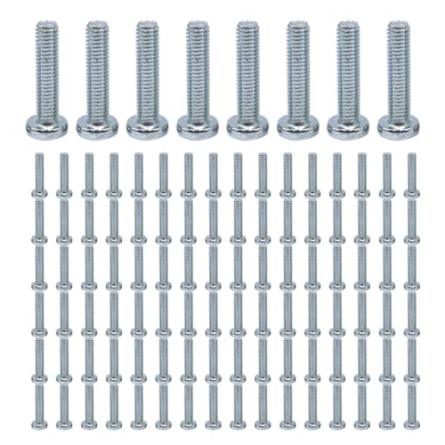 100 pcs M6x20mm Vollgewindeschrauben Kohlenstoffstahlschrauben mit Kreuzkopf, Hochleistungsbefestigungen für Möbelbaugruppen, Autoteile, Elektronik und DIY -Reparaturen 100 pcs M6x20mm Vollgewindeschrauben Kohlenstoffstahlschrauben mit Kreuzkopf, Hochleistungsbefestigungen für Möbelbaugruppen, Autoteile, Elektronik und DIY -Reparaturen von Veesper