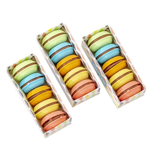 Kreativer Bleistiftgummi Sandwich Sandwich Kekse geformte Radiergummis Neuheit Eraser für Kinder süße Grundschüler Eraser Kinder Schreibwarenschule 5pcs von Veesper