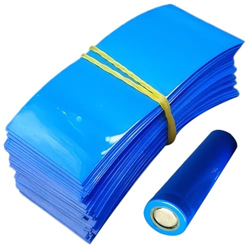 Veesper 100pcs 21700 Batterie -Wraps, PVC -Wärmeschrink -Wrap für Batterieisolierung, Wärmeschildfilm für die Außenverpackung, blau Veesper 100pcs 21700 Batterie -Wraps, PVC -Wärmeschrink -Wrap für Batterieisolierung, Wärmeschildfilm für die Außenverpackung, blau von Veesper