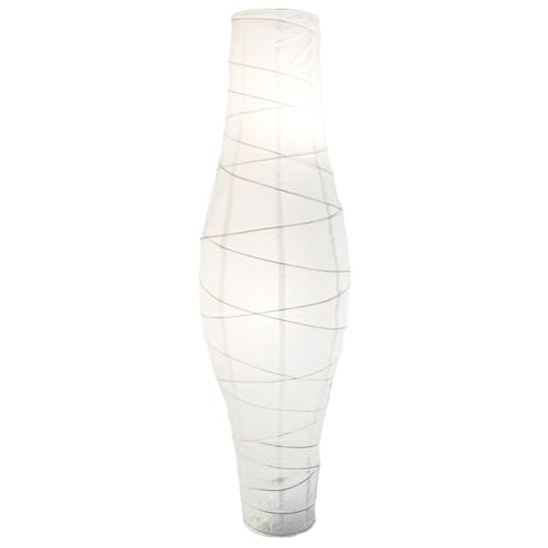 Veesper Minimalistische Papierlampenschatten für Stehlampe, 47 Lange Reispapierlampenschirm, Ersatzabdeckung für Schlafzimmer und Wohnzimmer Bodenbeleuchtungdekoration Veesper Minimalistische Papierlampenschatten für Stehlampe, 47 Lange Reispapierlampenschirm, Ersatzabdeckung für Schlafzimmer und Wohnzimmer Bodenbeleuchtungdekoration von Veesper