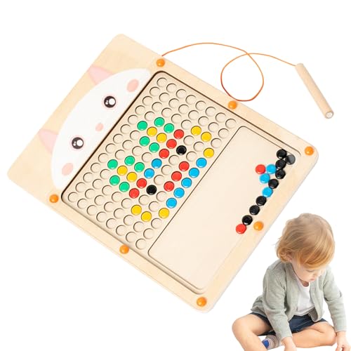 Magnetische Punktkunst, pädagogisches Spielzeug für Kleinkinder, magnetisches Puzzle-Zeichenbrett, Magnetisches Lern- und Zählpuzzlebrett aus für, Magnetische Puzzles, Zeichenbretter mit von Veeteah