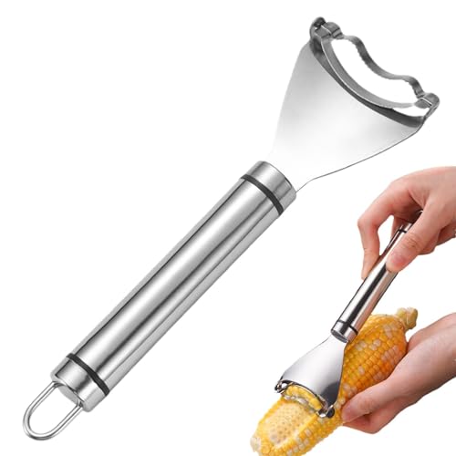 Veeteah Maishobel Edelstahl, Maisschäler für Maiskolben, Maiskernentferner Werkzeug, Corn Stripper Tool, Maisschaber mit ergonomischem Griff Veeteah Maishobel Edelstahl, Maisschäler für Maiskolben, Maiskernentferner Werkzeug, Corn Stripper Tool, Maisschaber mit ergonomischem Griff von Veeteah