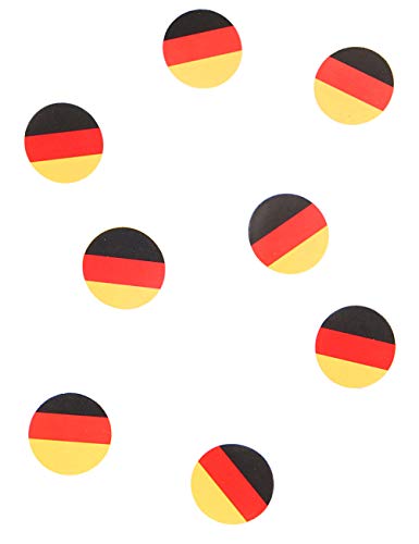150 Deutschland-Fahnen als Konfetti 18g - Bunt von Vegaoo