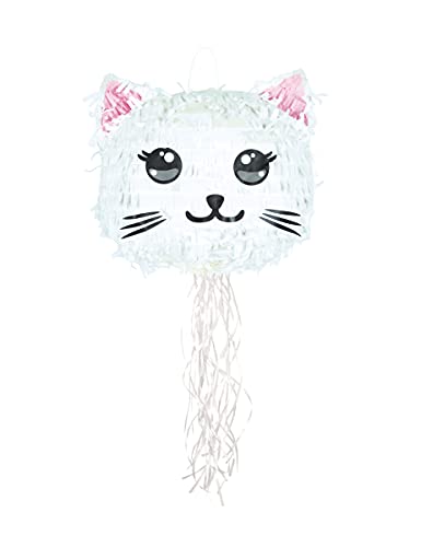 Kawaii-Katze als Piñata-Partyspiel für Kinder - Grau, Weiss Kawaii-Katze als Piñata-Partyspiel für Kinder - Grau, Weiss von Party Pro