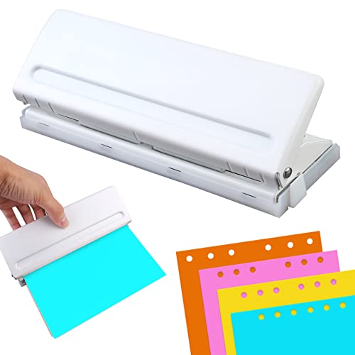 6 Fach Locher,6-Fach Terminplanerlocher aus Metall,Büro Locher,6 Fach Locher Binder Puncher,Verstellbarer Abstände Locher aus Metall,Binder Locher,Papierkarten Foto Bindungs Locher Maschine (Weiß) 6 Fach Locher,6-Fach Terminplanerlocher aus Metall,Büro Locher,6 Fach Locher Binder Puncher,Verstellbarer Abstände Locher aus Metall,Binder Locher,Papierkarten Foto Bindungs Locher Maschine (Weiß) von Vegena