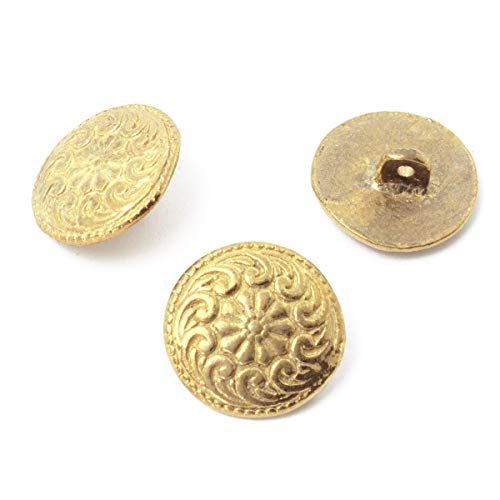 Vehi Mercatus 5er Set Mittelalter Knöpfe aus Messing Gold Vehi Mercatus 5er Set Mittelalter Knöpfe aus Messing Gold von Vehi Mercatus