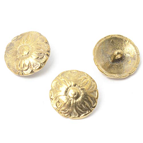 Vehi Mercatus 5er Set Mittelalter Knöpfe aus Messing Gold Vehi Mercatus 5er Set Mittelalter Knöpfe aus Messing Gold von Vehi Mercatus