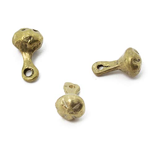 Vehi Mercatus 5er Set Mittelalter Knöpfe aus Messing Gold von Vehi Mercatus