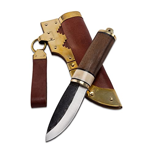 Vehi Mercatus Wikinger Messer mit Lederscheide Vehi Mercatus Wikinger Messer mit Lederscheide von Vehi Mercatus