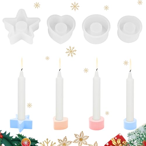 4 Stück Silikonformen Gießformen, Kerzenformen Zum Gießen, Silikonform Kerzenhalter Stern, Silikonformen Gießformen Weihnachten, für Halloween, Jubiläen, Geburtstage, Hochzeiten 4 Stück Silikonformen Gießformen, Kerzenformen Zum Gießen, Silikonform Kerzenhalter Stern, Silikonformen Gießformen Weihnachten, für Halloween, Jubiläen, Geburtstage, Hochzeiten von Veiteibe