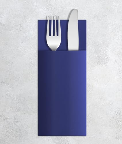 VelaHub Airlaid 50 Besteckservietten, Hochwertige, Einwegserviette, 39X40 cm, Blau VelaHub Airlaid 50 Besteckservietten, Hochwertige, Einwegserviette, 39X40 cm, Blau von VelaHub