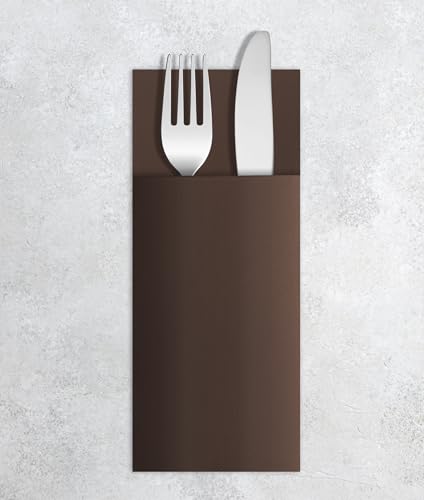 VelaHub Airlaid 50 Besteckservietten, Hochwertige, Einwegserviette, 39X40 cm, Chestnut VelaHub Airlaid 50 Besteckservietten, Hochwertige, Einwegserviette, 39X40 cm, Chestnut von VelaHub