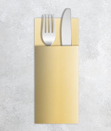 VelaHub Airlaid 50 Besteckservietten, Hochwertige, Einwegserviette, 39X40 cm, Cream VelaHub Airlaid 50 Besteckservietten, Hochwertige, Einwegserviette, 39X40 cm, Cream von VelaHub