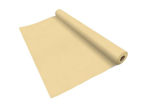 VelaHub Airlaid Tischdeckenrolle 1,2m x 24m, Hochwertige, Stoffähnlich, Einweg, Creme von VelaHub