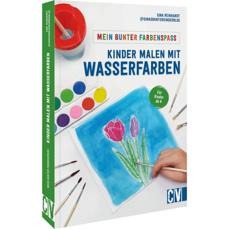 Mein Bunter Farbenspaß - Kinder Malen Mit Wasserfarben - Gina Reinhardt, Kartoniert (TB) von Velber Buchverlag
