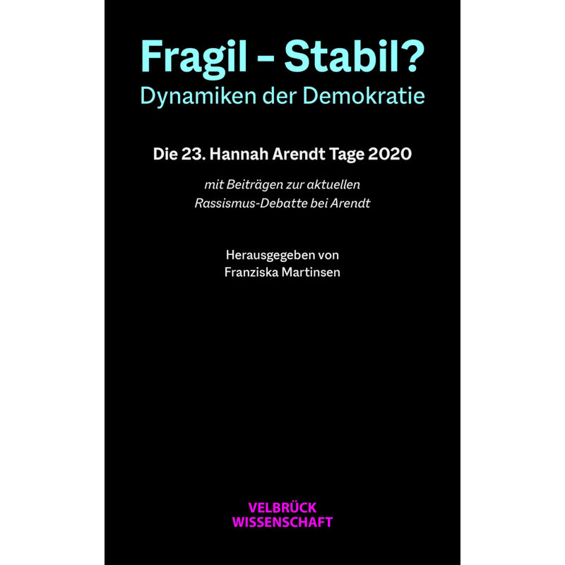 Fragil - Stabil?, Gebunden von Velbrück