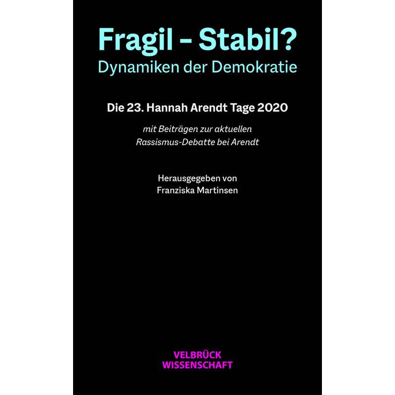 Fragil - Stabil?, Gebunden von Velbrück