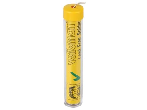 Velleman Lötzinn, bleifrei, Sn 99.3 %, Cu 0.7 %, 1 mm, 15 g, im Spender von Velleman