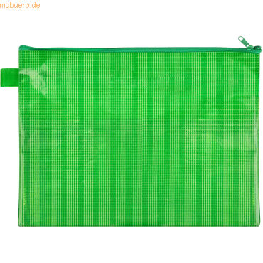 10 x Veloflex Reißverschlusstasche A4 EVA-Material grün von Veloflex