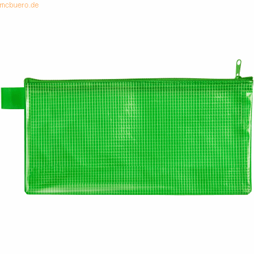 10 x Veloflex Reißverschlusstasche DINlang EVA-Material grün von Veloflex