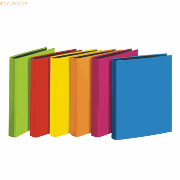 10 x Veloflex Ringbuch Velocolor A4 25mm 4 Ringe farbig sortiert 10 x Veloflex Ringbuch Velocolor A4 25mm 4 Ringe farbig sortiert von Veloflex