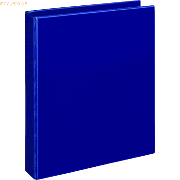 10 x Veloflex Ringordner Comfort A4 PVC 2 Ringe 25mm blau von Veloflex