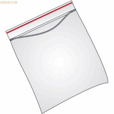 100 x Veloflex Schnellverschlussbeutel 180x250mm PE transparent 100 x Veloflex Schnellverschlussbeutel 180x250mm PE transparent von Veloflex