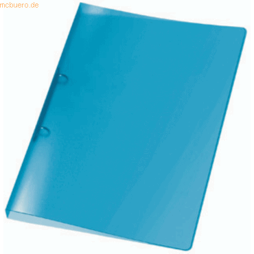 25 x Veloflex Ringbuch A4 Propyglass 15mm 2 Ringe blau von Veloflex