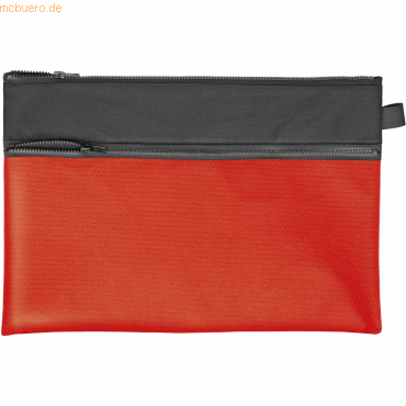 5 x Veloflex Reißverschlusstasche Velobag Combi A4 Stoff schwarz/rot 5 x Veloflex Reißverschlusstasche Velobag Combi A4 Stoff schwarz/rot von Veloflex