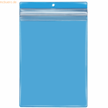 5 x Veloflex Schnellverschlussbeutel Velobag A5 PVC blau 5 x Veloflex Schnellverschlussbeutel Velobag A5 PVC blau von Veloflex