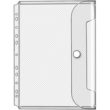 Veloflex Dokumentenhüllen Serie Crystal - transparent für A4 Packung m von Veloflex